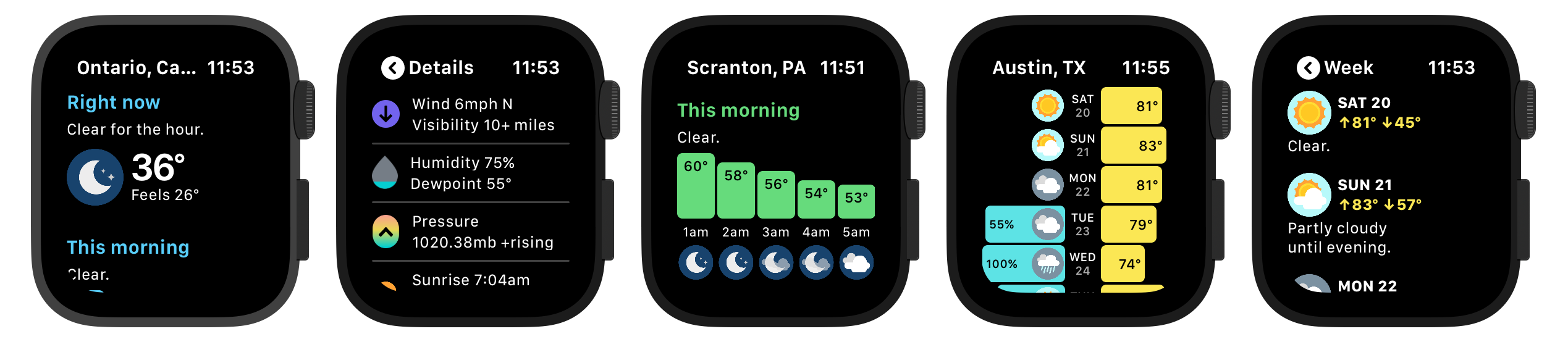 Apple Watch app examples